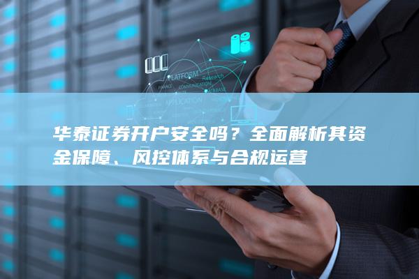 华泰证券开户安全吗？全面解析其资金保障、风控体系与合规运营